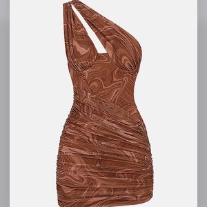 Welooc brown dress. Brand new with tags on
